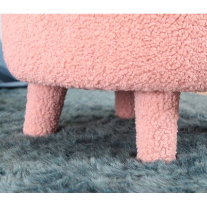 Fauteuil enfant PIXI, Ø 46 cm, rose
