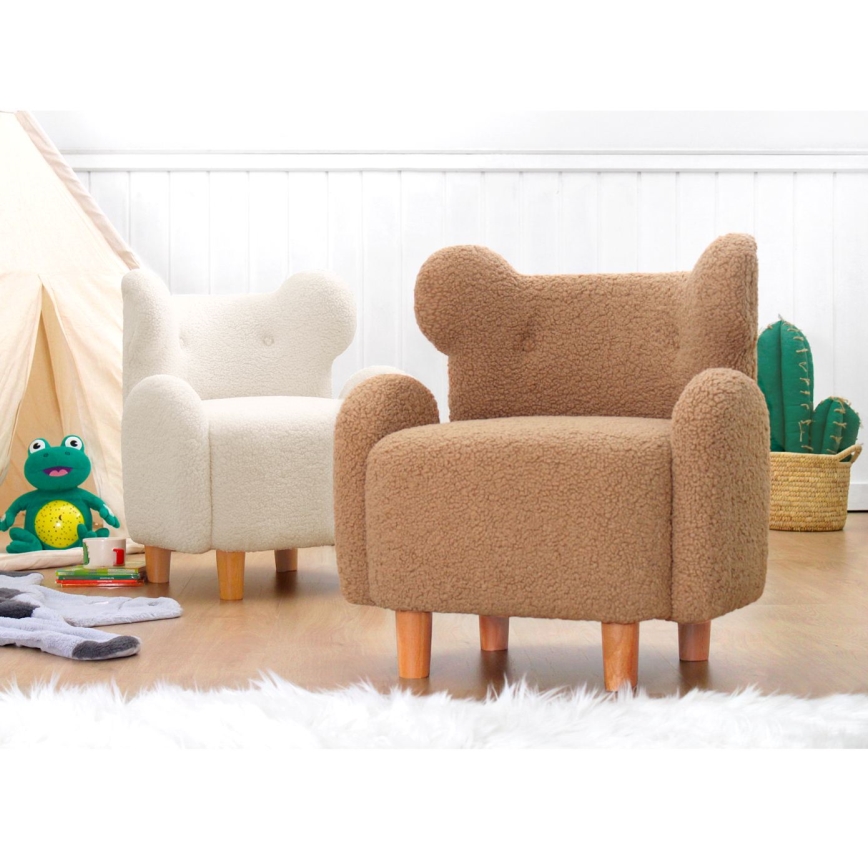 Fauteuil enfant TOBI marron
