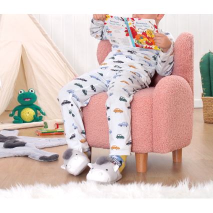Fauteuil enfant TOBI rose