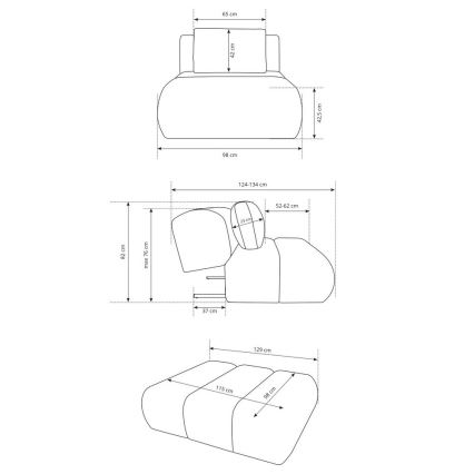 Fauteuil FANO marron