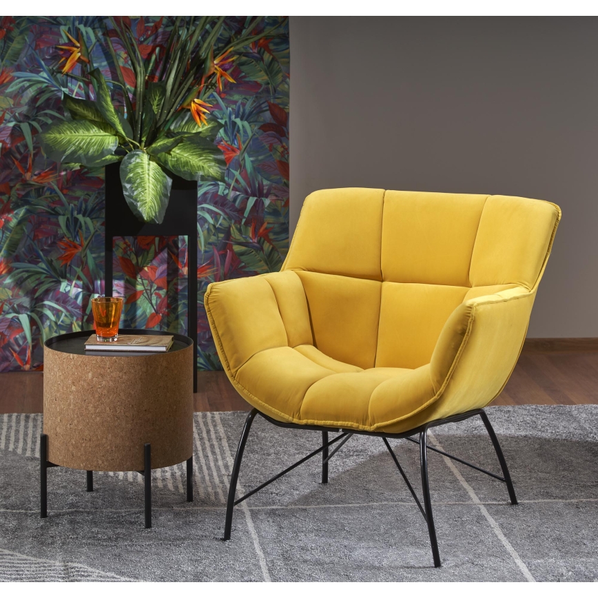 Fauteuil FIGA jaune