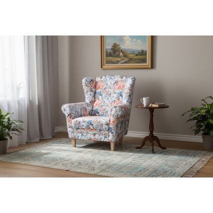 Fauteuil GALA à oreilles multicolore