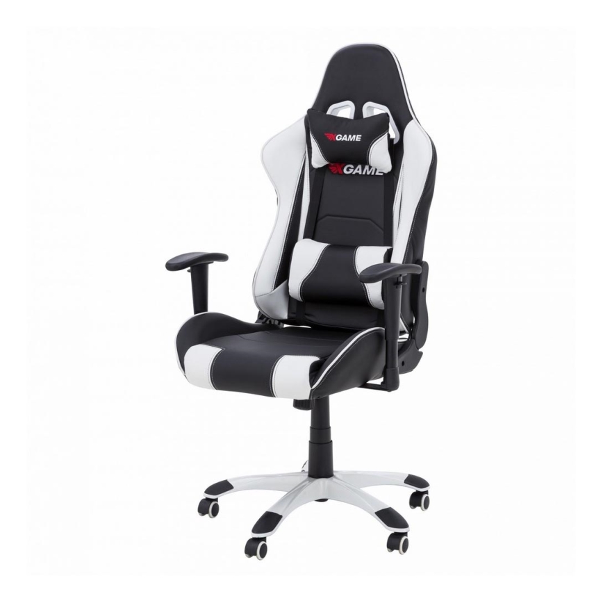 Chaise gamer noir / blanc