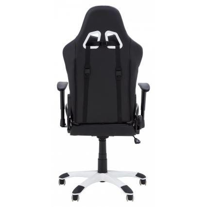 Fauteuil gaming noir/blanc