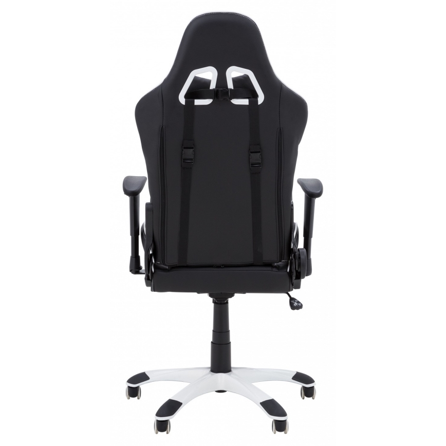 Fauteuil gaming noir/blanc