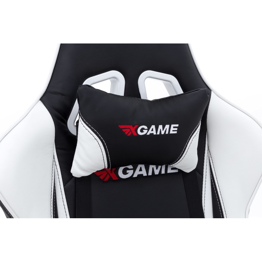 Fauteuil gaming noir/blanc