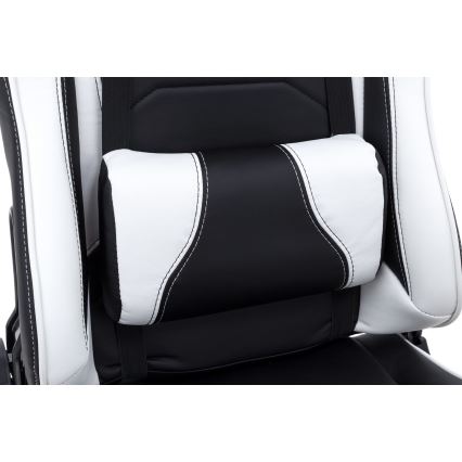 Fauteuil gaming noir/blanc