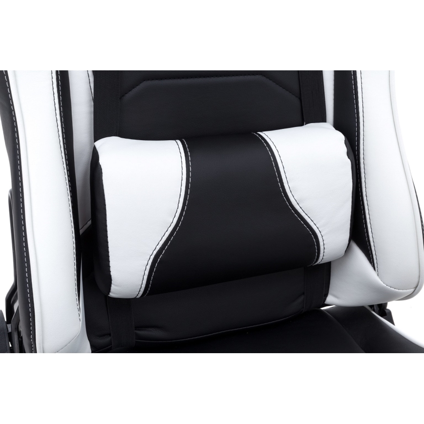 Fauteuil gaming noir/blanc