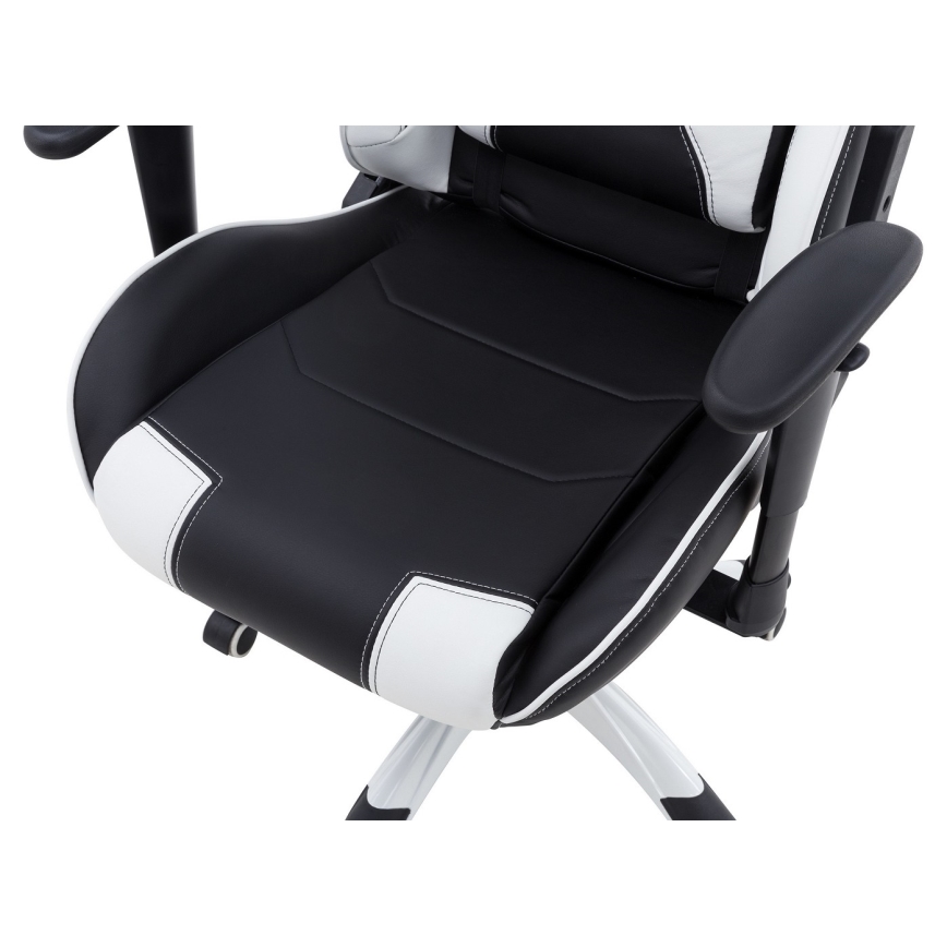 Fauteuil gaming noir/blanc