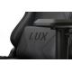 Fauteuil gaming VARR Lux avec rétro-éclairage LED RGB + télécommande noire