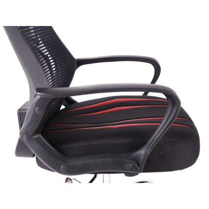 Fauteuil gaming VARR Spider noire/rouge