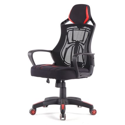 Fauteuil gaming VARR Spider noire/rouge