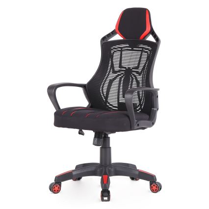 Fauteuil gaming VARR Spider noire/rouge