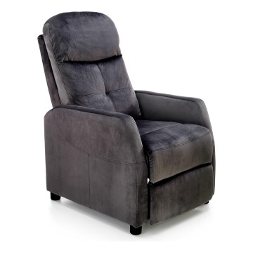 Fauteuil inclinable FELIPE noir