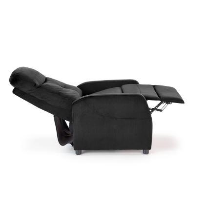 Fauteuil inclinable FELIPE noir