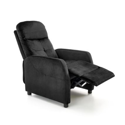 Fauteuil inclinable FELIPE noir