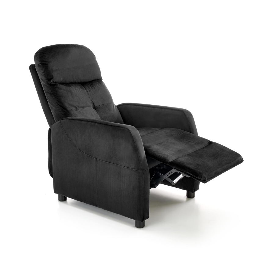 Fauteuil inclinable FELIPE noir