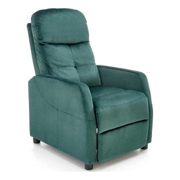 Fauteuil inclinable FELIPE vert foncé