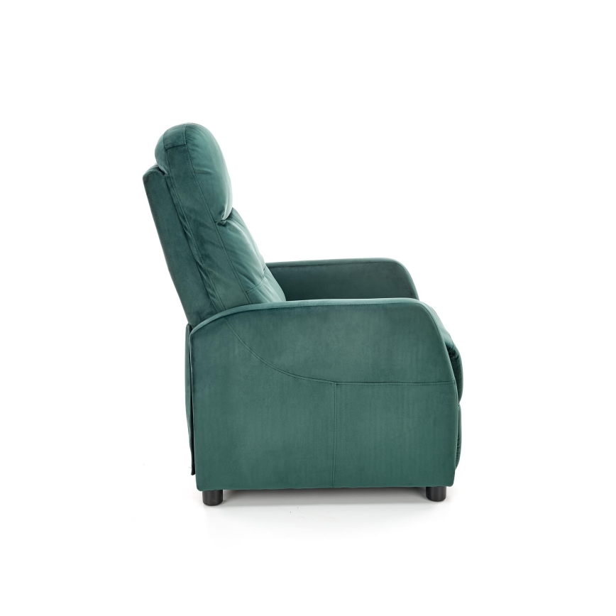Fauteuil inclinable FELIPE vert foncé