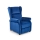 Fauteuil inclinable RELAXA bleu foncé