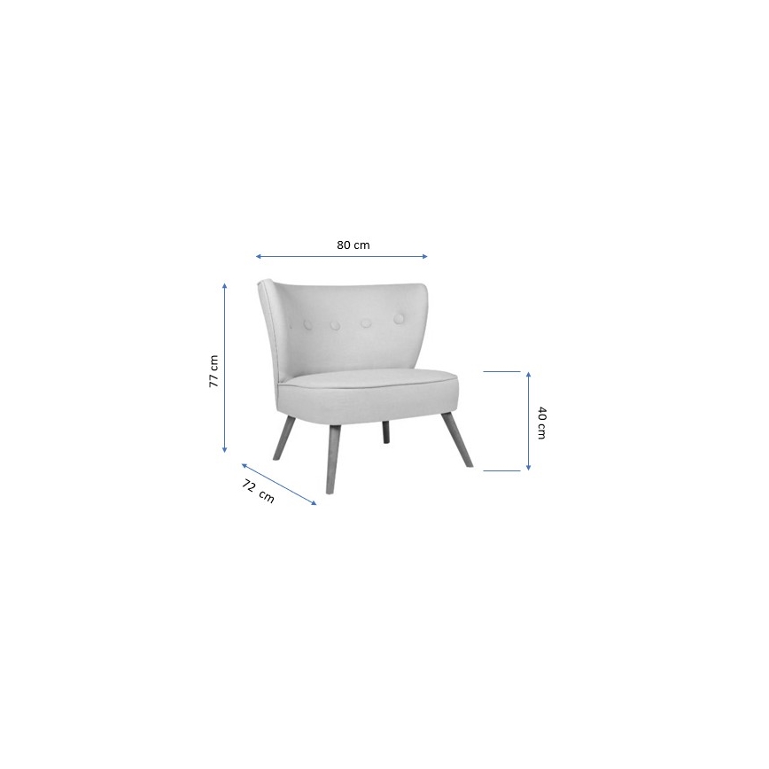 Fauteuil JENI bleu