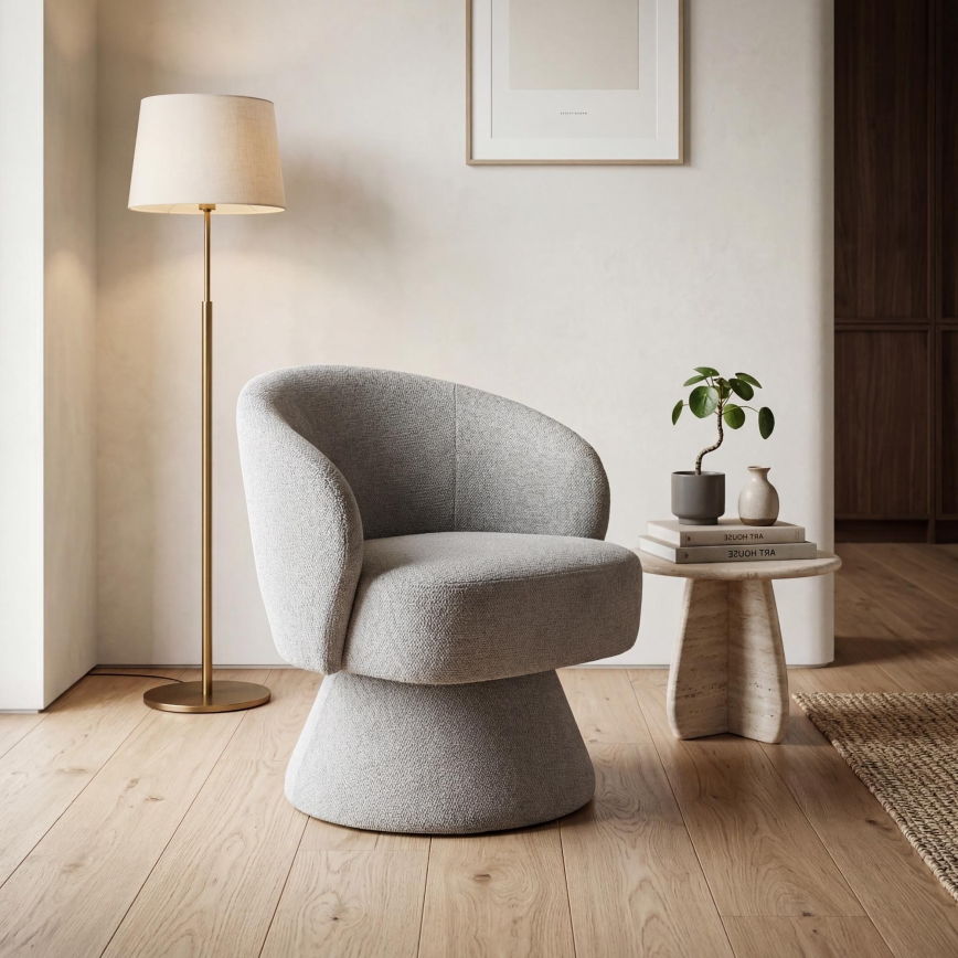 Fauteuil NOVU šedá