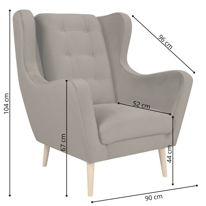 Fauteuil OMI XXL gris