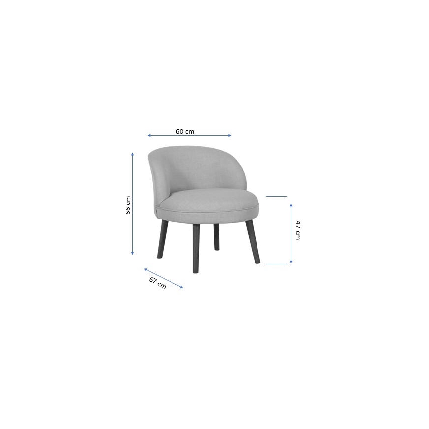 Fauteuil pour enfant KUNI, crème