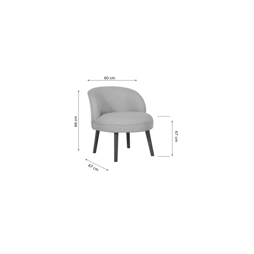 Fauteuil pour enfant KUNI gris
