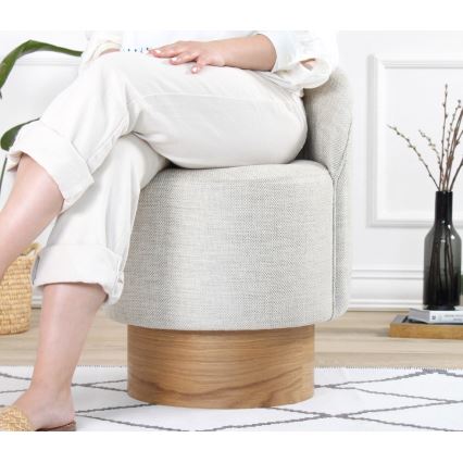 Fauteuil pour enfant RIKI 40x47 cm, gris clair