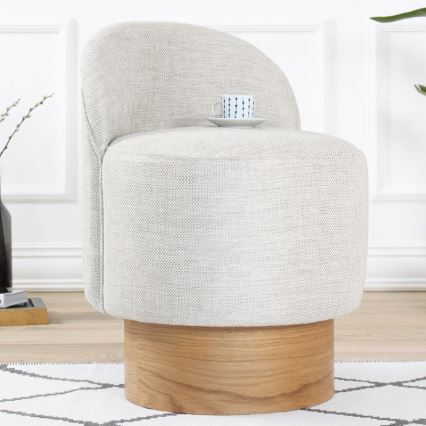 Fauteuil pour enfant RIKI 40x47 cm, gris clair