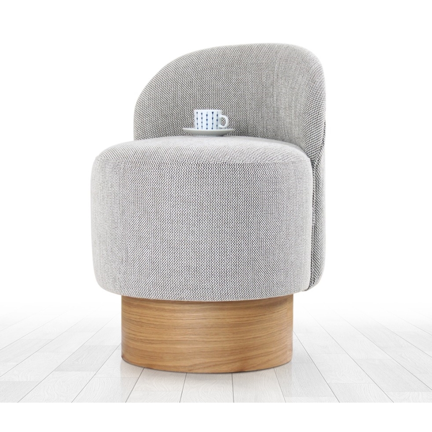 Fauteuil pour enfant RIKI 40x47 cm, gris