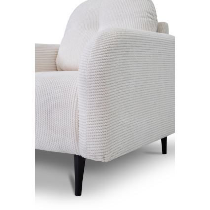Fauteuil rembourré CLOUDY, coloris crème