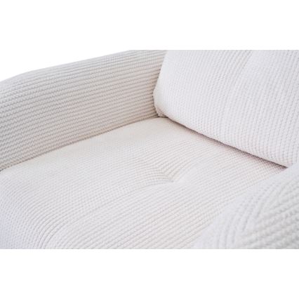 Fauteuil rembourré CLOUDY, coloris crème