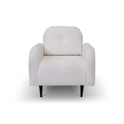 Fauteuil rembourré CLOUDY, coloris crème