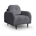 Fauteuil rembourré CLOUDY gris