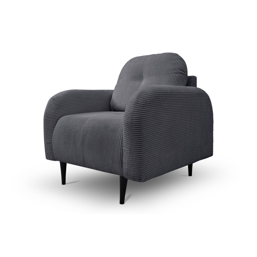 Fauteuil rembourré CLOUDY gris