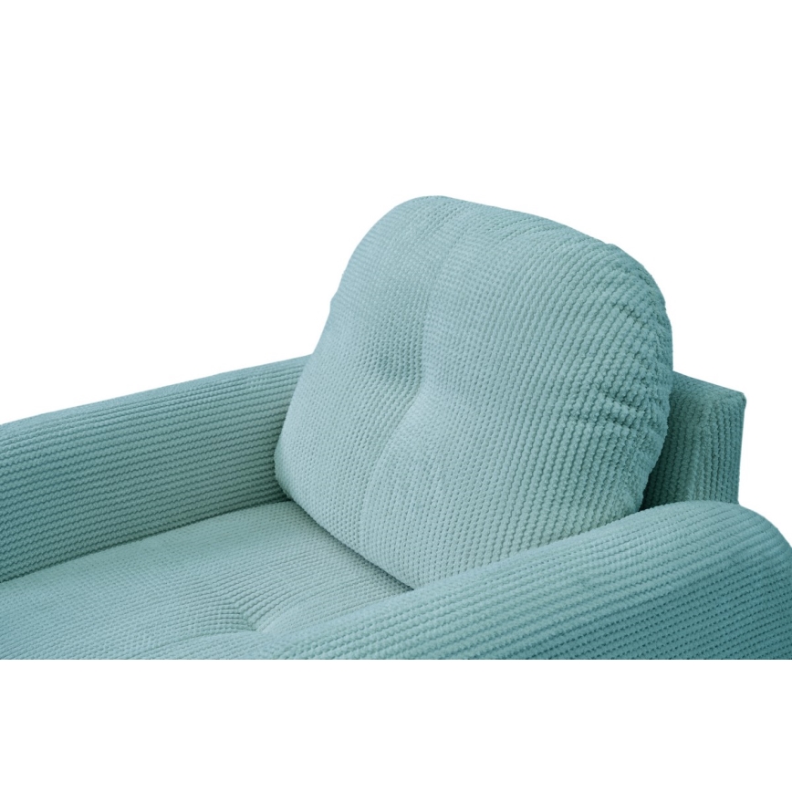 Fauteuil rembourré CLOUDY turquoise