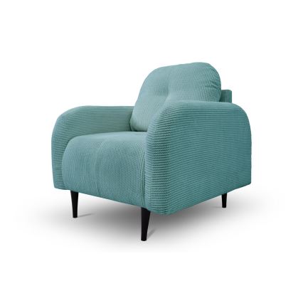 Fauteuil rembourré CLOUDY turquoise