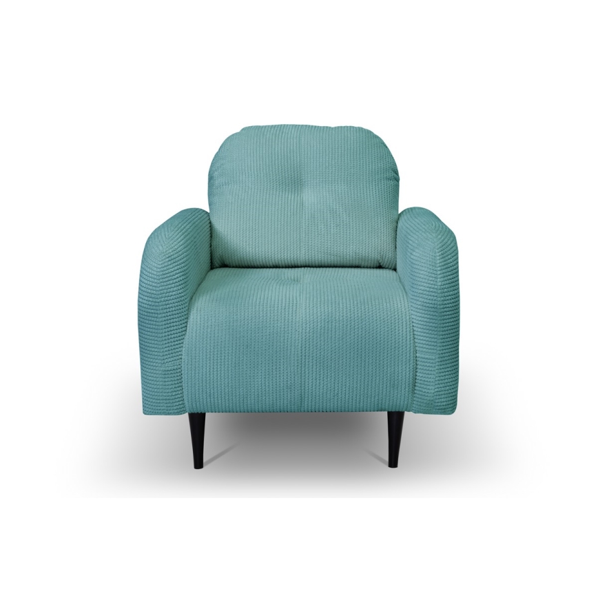Fauteuil rembourré CLOUDY turquoise