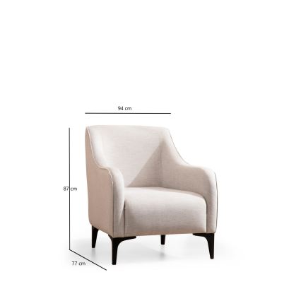 Fauteuil ROCO blanc