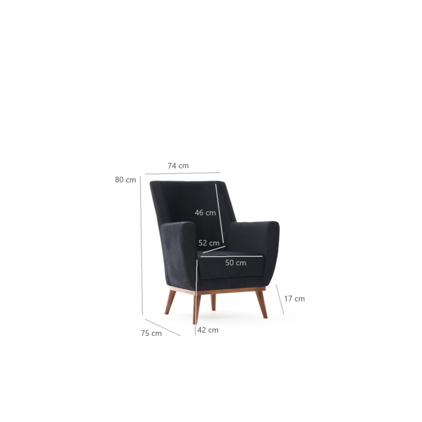 Fauteuil SIRO anthracite