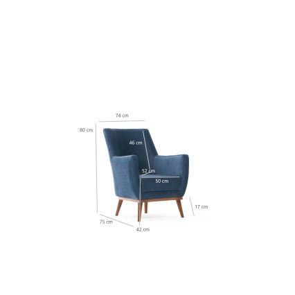 Fauteuil SIRO bleu