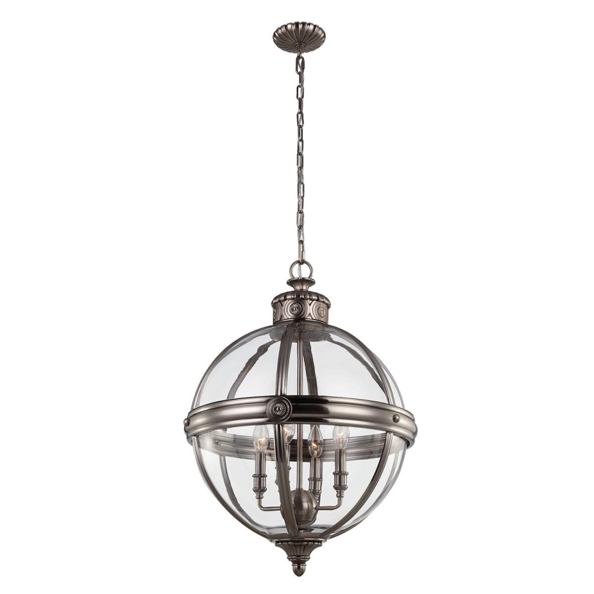 Feiss - Suspension chaîne ADAMS 4xE14/60W/230V bronze