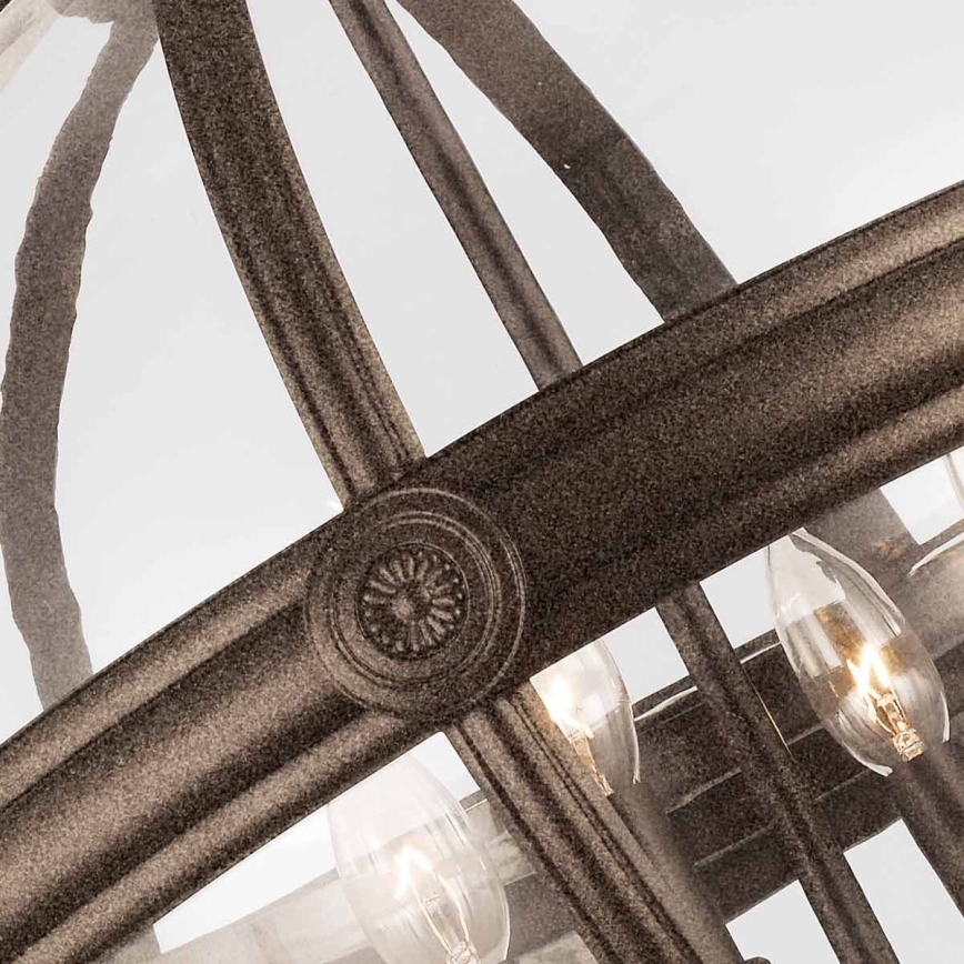 Feiss - Suspension chaîne ADAMS 4xE14/60W/230V bronze