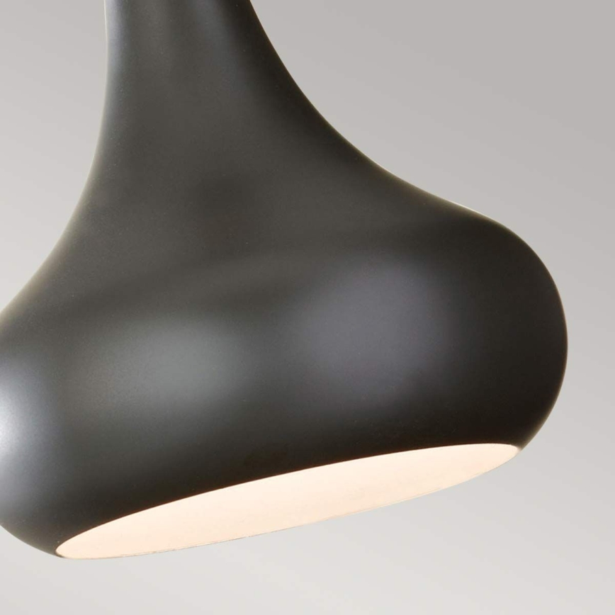Feiss - Suspension sur câble BESO 1xE27/60W/230V Ø 17,9 cm noir/cuivre