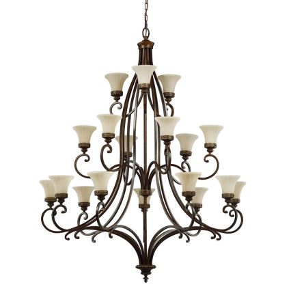Feiss - Suspension chaîne DRAWING ROOM 18xE27/60W/230V