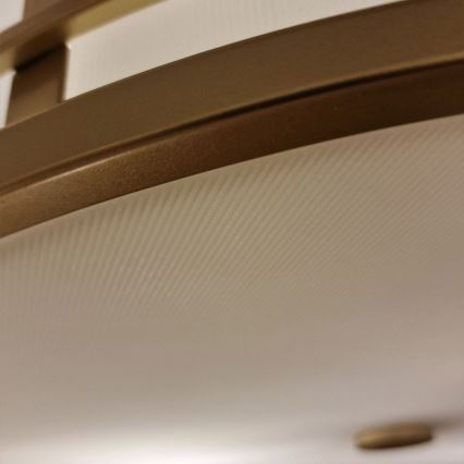 Feiss - Plafonnier FUSION 3xE27/40W/230V Ø 34,3 cm doré