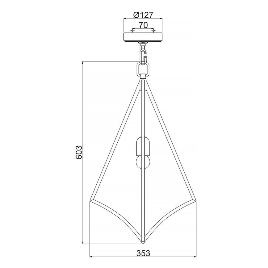 Feiss - Suspension chaîne NICO 1xE27/60W/230V