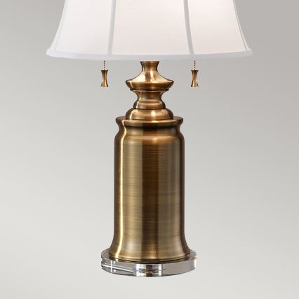 Feiss - Lampe de table STATEROOM 2xE27/60W/230V laiton
